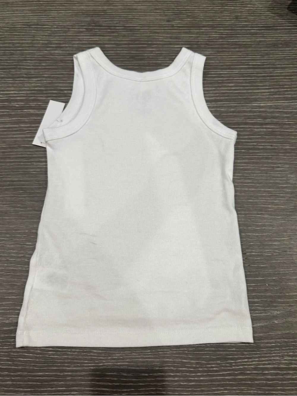 New size Medium 8 Wonder Nation white Ribbed Tank Top
